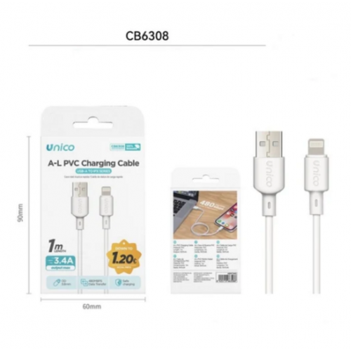 Cable de Carga Unico USB-A to IPX...