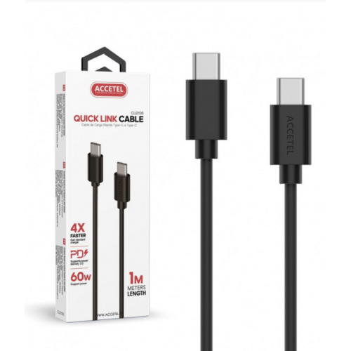 Cable Datos Accetel Carga Rápida 60W...