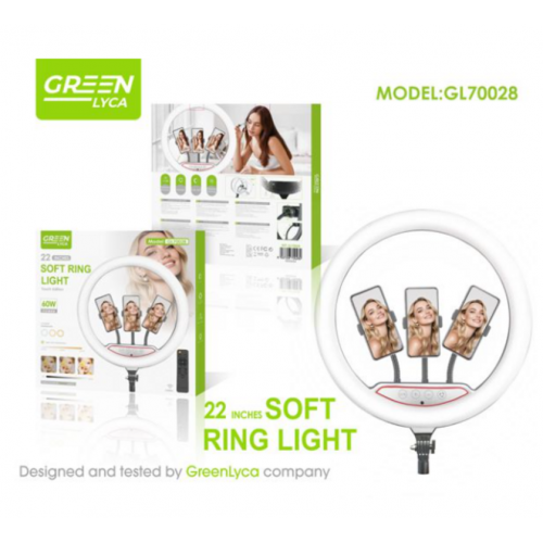 Aro de Luz LED Greenlyca 22 Inches...