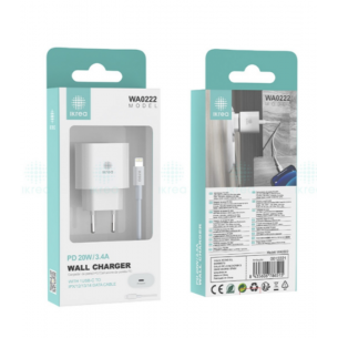 Cargador Ikrea PD 20W USB-C...