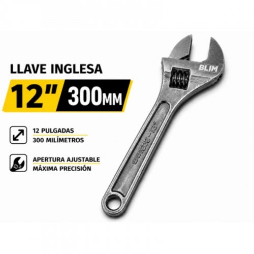 Llave Inglesa 12 Pulgadas 300 mm Blim