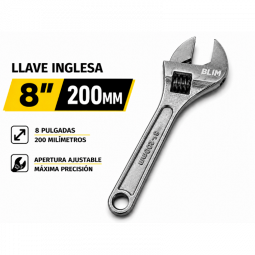 Llave Inglesa 8 Pulgadas 200 mm Blim