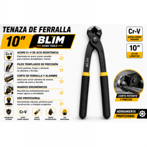 Tenaza de Ferralla 10 Pulgadas Blim