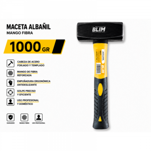 Maceta Albañil 1000gr Mango Fibra Blim