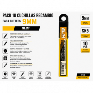 Pack 10 Cuchillas de...
