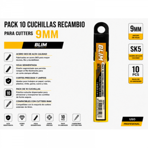 Pack 10 Cuchillas de Recambio para...