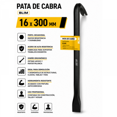 Pata de Cabra 16 x 300 mm Blim