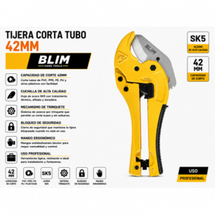 Tijera Corta Tubo 42 mm Blim