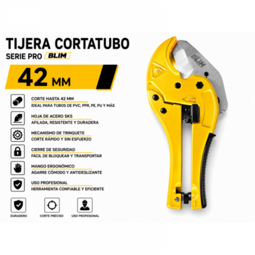 Tijera Cortatubo 42 mm Serie Pro Blim