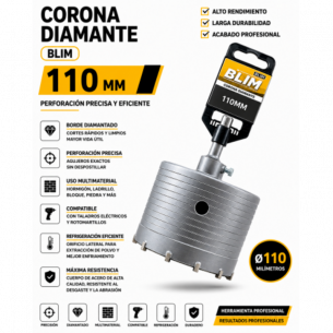 Corona Diamante 110 mm Blim