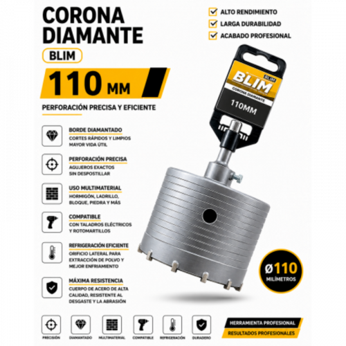 Corona Diamante 110 mm Blim