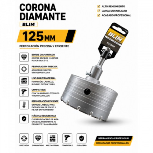 Corona Diamante 125 mm Blim