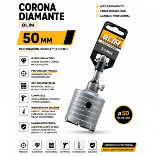 Corona Diamante 50 mm Blim