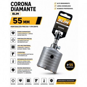 Corona Diamante 55 mm Blim