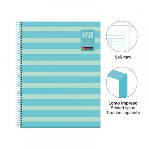 Cuaderno A4 80 Hojas Cuadrícula...