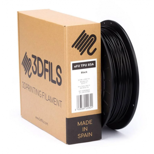 Filamento 3D TPU 85A 3DFILS Negro...