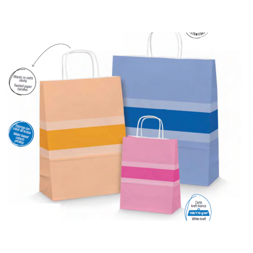 Bolsa de Papel Kraft Allegra con...