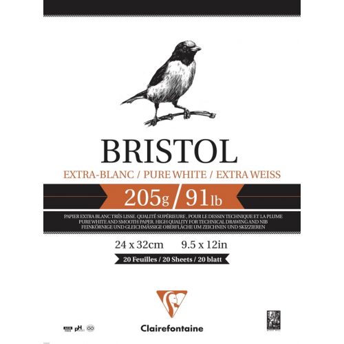 Bloc Bristol 240x320 mm 20 Hojas 205...