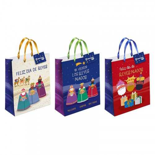 Bolsa de Papel Reyes Magos con Foil y...