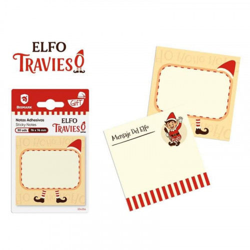 Notas Adhesivas Elfo Travieso 30 Hojas