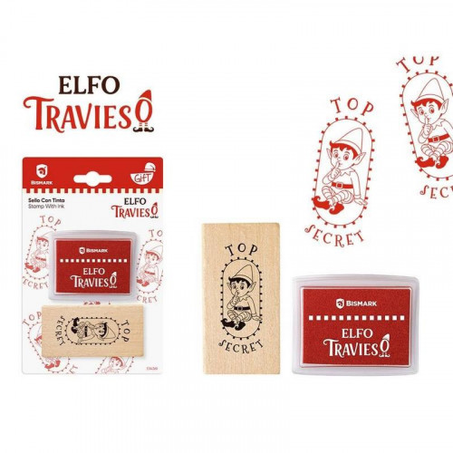 Elfo Travieso Sello con Tinta