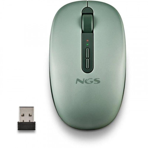 Raton Inalambrico NGS Fog Dual Green...