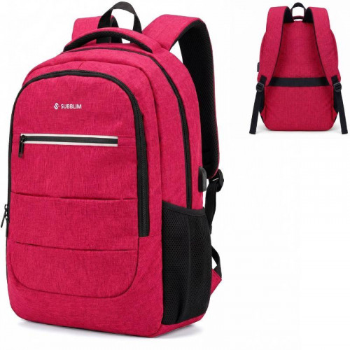 Mochila Subblim City Plus 16" USB...