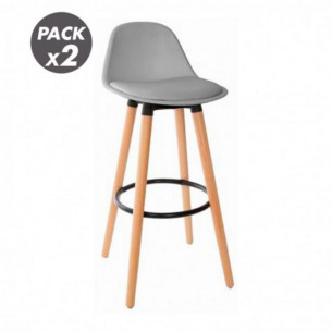 Pack 2 Taburetes Acolchados...