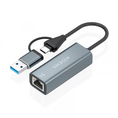 Conversor Aisens USB-A/USB-C a RJ45...