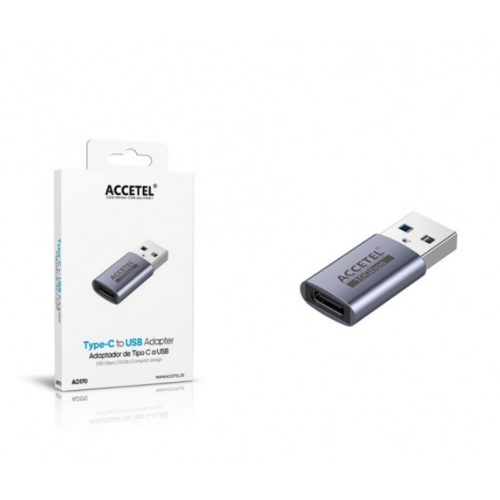 Adaptador Accetel Tipo-C a USB AD170