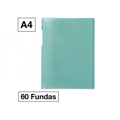 Carpeta de Fundas Plus A4 60 Hojas...