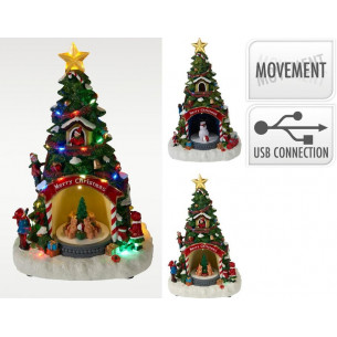 Escena de Navidad Árbol de...