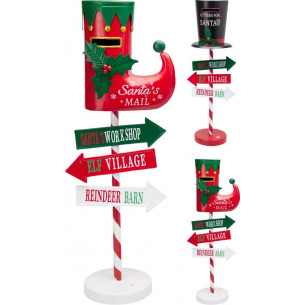 Buzón de Navidad LED con 2...