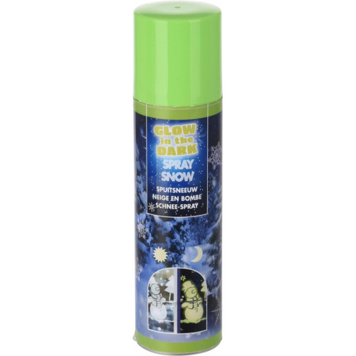 Nieve en Spray Brilla en la Oscuridad