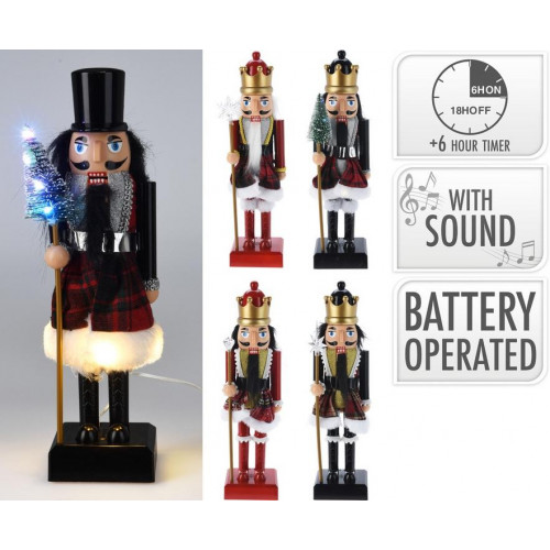 Cascanueces de 40 cm con Luz LED y 4...