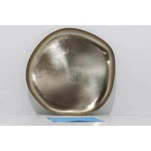 Plato Cuadrado 16x16 cm Dorado