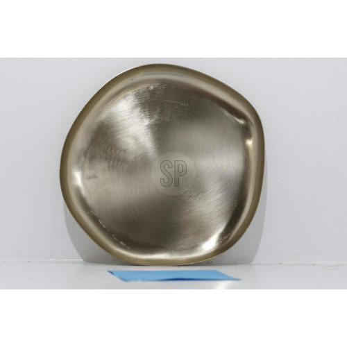 Plato Cuadrado 16x16 cm Dorado