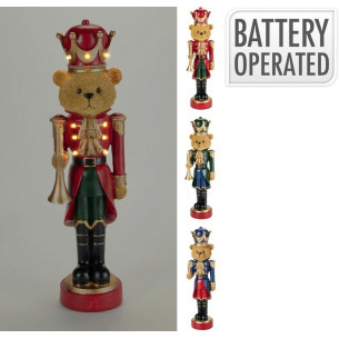 Oso de Pie con Luz LED 46 cm