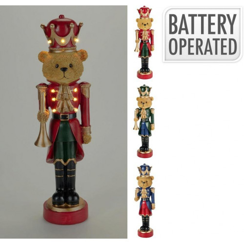Oso de Pie con Luz LED 46 cm