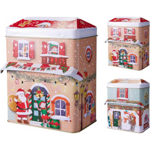 Lata Casita de Navidad...