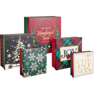 Caja Regalo Navidad 5 Piezas