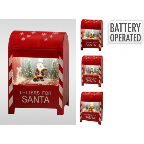 Buzón de Navidad LED 15x23 cm con...