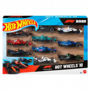Pack de 10 Vehículos F1 Hot...