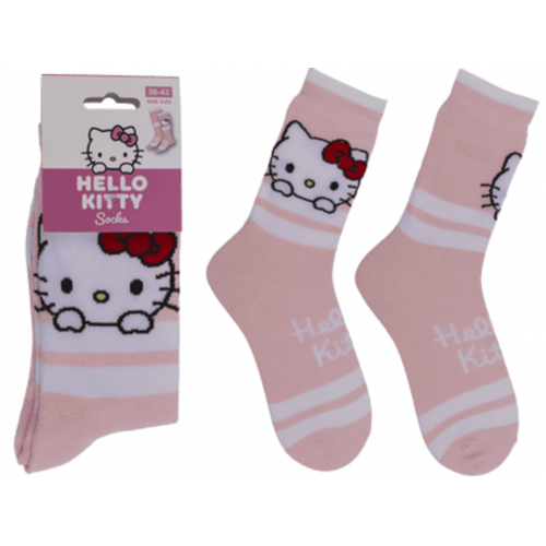 Calcetines Hello Kitty a Rayas Talla...