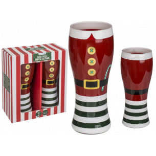 Vaso de Cerveza con Disfraz...