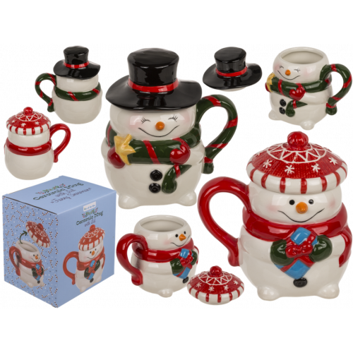 Taza de cerámica con tapa 99/6206
