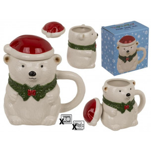 Taza de Oso Polar con Tapa...