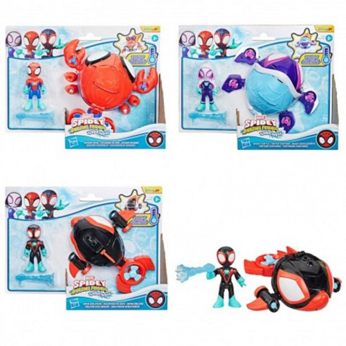 Spidey Water Webs Figuras y Vehiculos