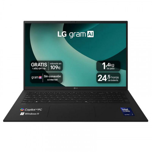 Portatil LG gram U7-258V 32Gb 1Tb 17...