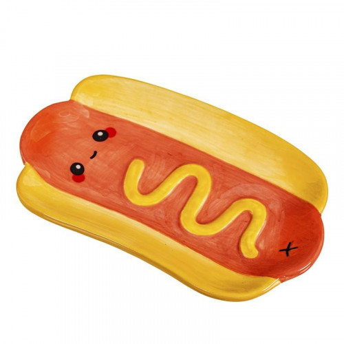 Plato de Cerámica Hot Dog